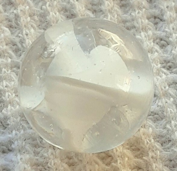 5/8″ MK 4 Vane Fat Core Snow Flake Catseye Marble In Mint Condition