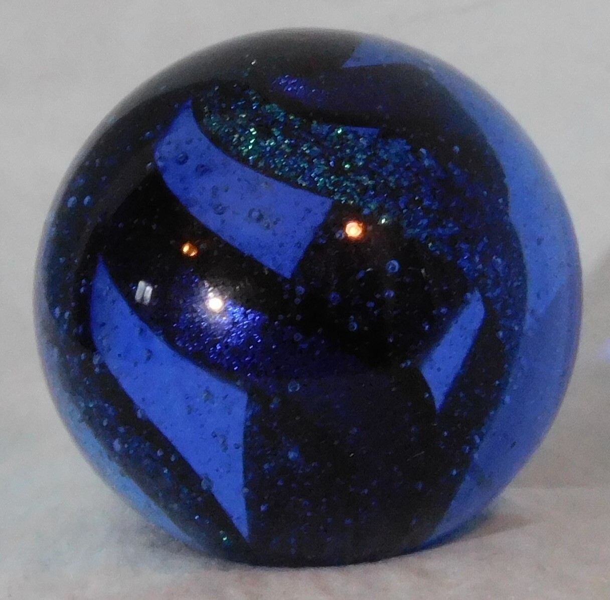 Andy Davis Contemporary Handmade Marble, 1 13/16″ Diameter, #9202W