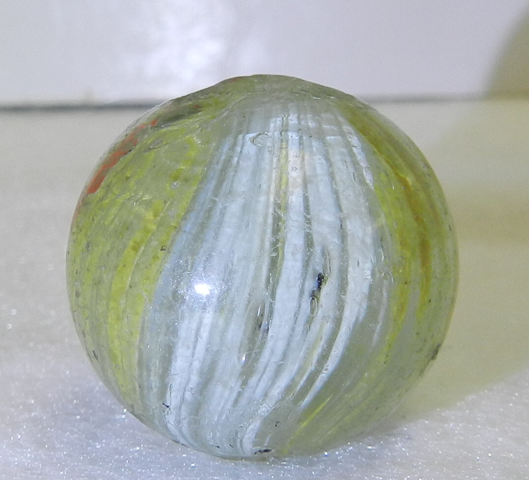 #18479m Bigger .87 Inches German Handmade Onionskin Style Shooter Marble