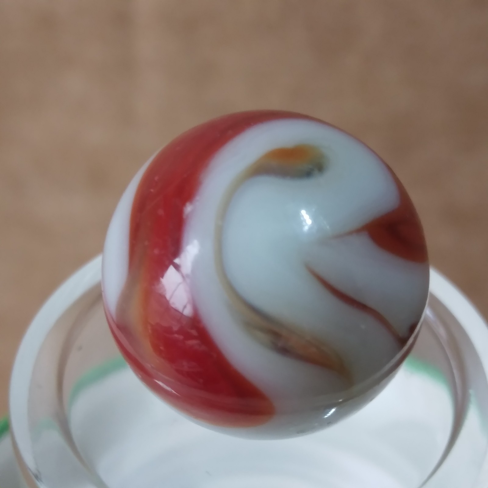 0.62″ Vintage Marble- Alley Ravenswood Heaton WV Swirl- Quick List #Q14
