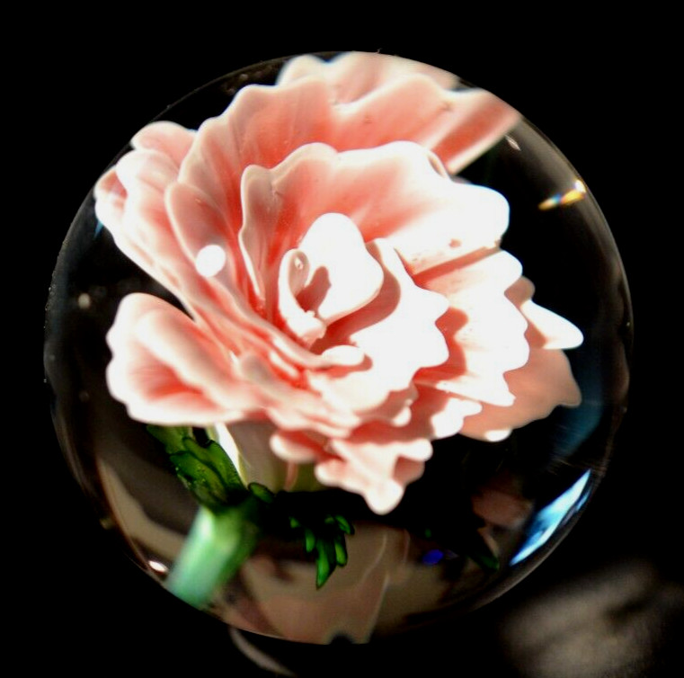 ED DAVIS GLASS MARBLE/1.624″-GLASS ROSE-OLIVE,ROSE,PINK,MAGENTA,MINT GREEN/FAST
