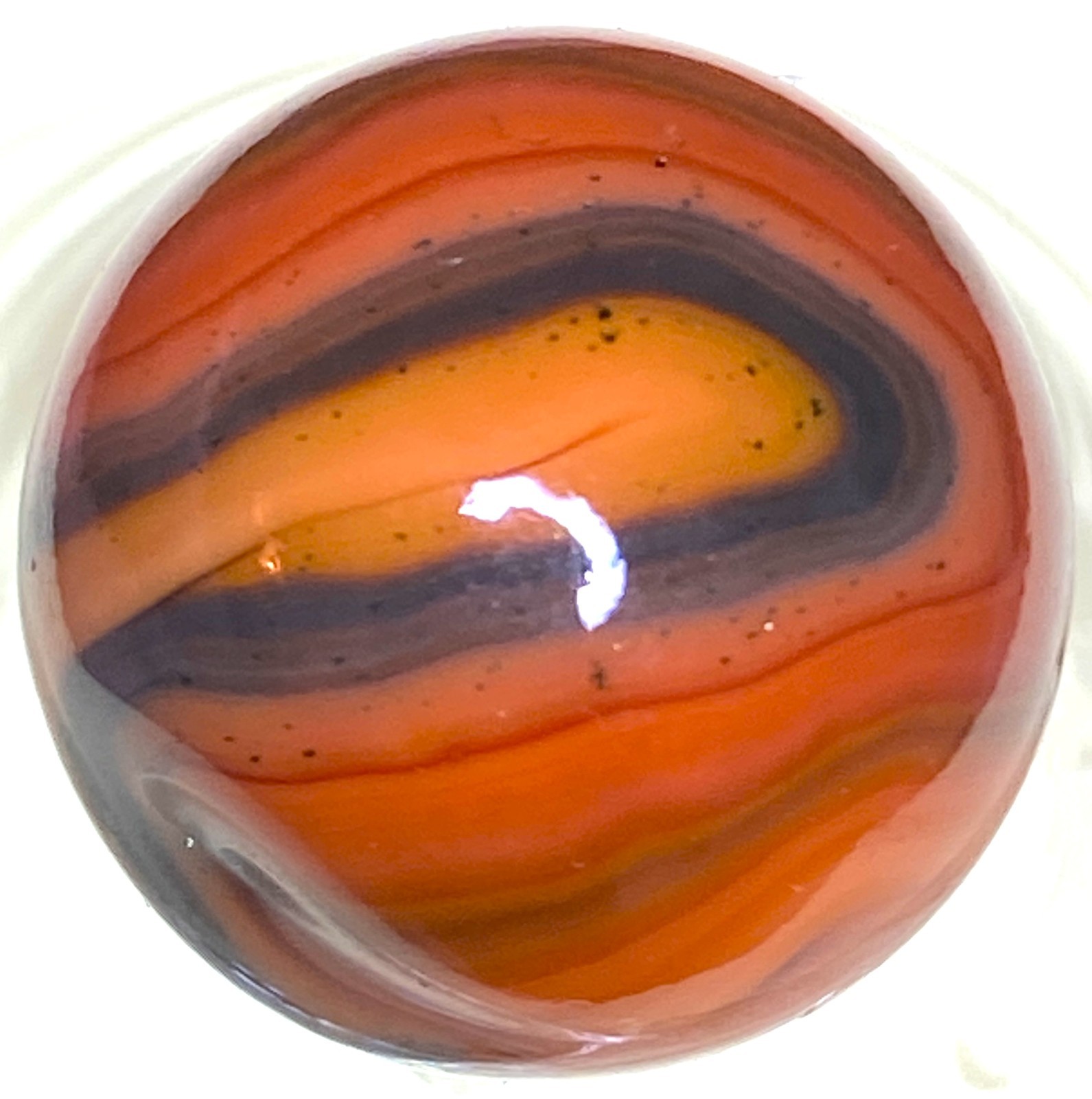 MARS ? OR IS IT JUPITER … ? OTHER-WORDLY SWIRLED SHOOTER .71″ BOX03/115