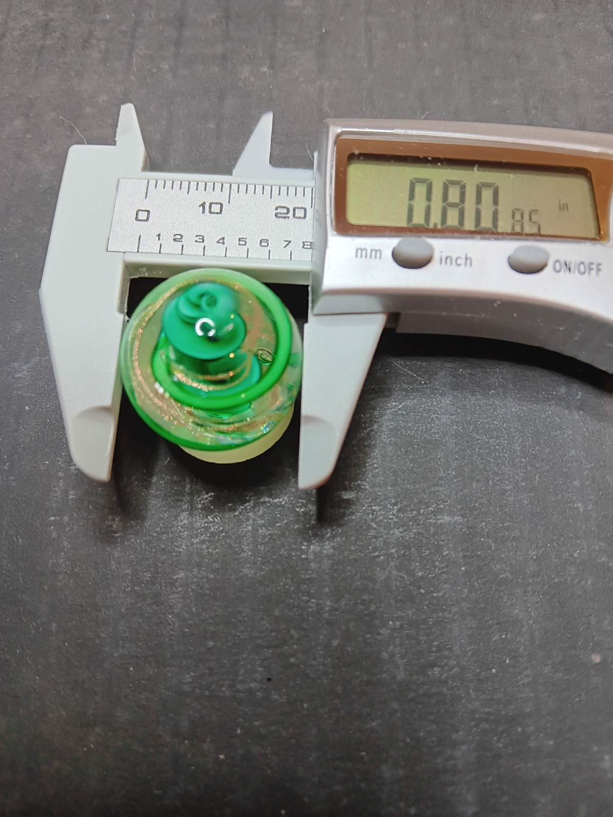 Handmade Glass Toy Marble Green Swirl Design, 0.85 Inch, Ages 4-7, 8-11 Years