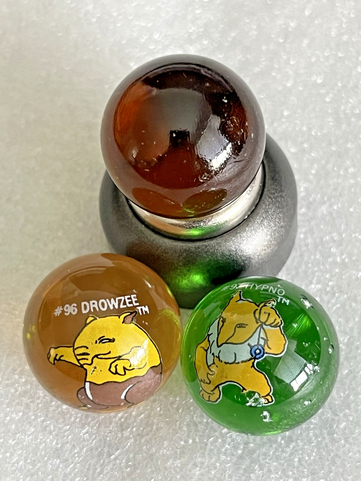 Pokémon Psychic Evolution Marble Set – Drowzee #96 Hypno #97 Alakazam #65