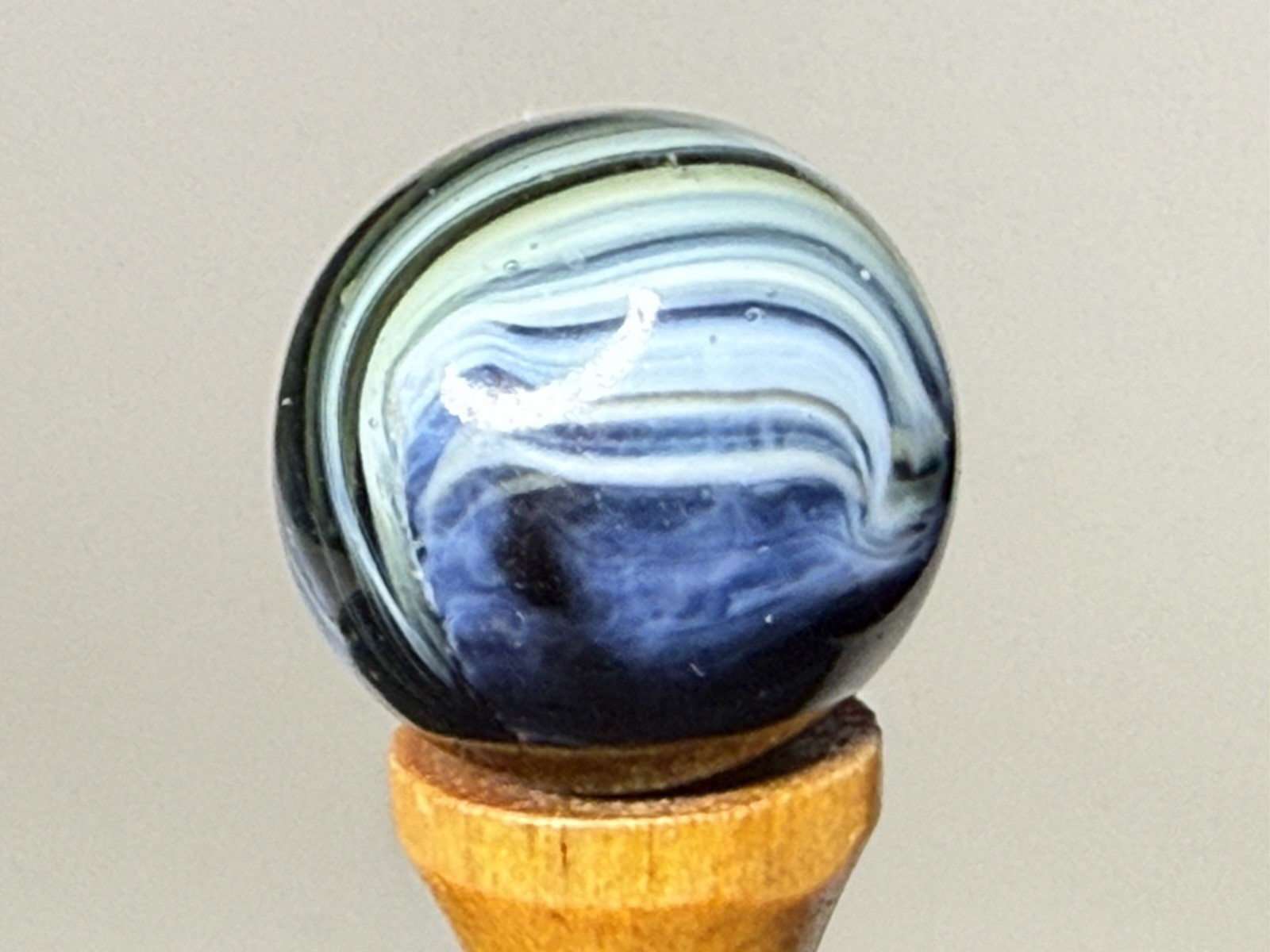 Lot Of 3 Master Brushed Patch Marbles .62” To .64” NM(+)
