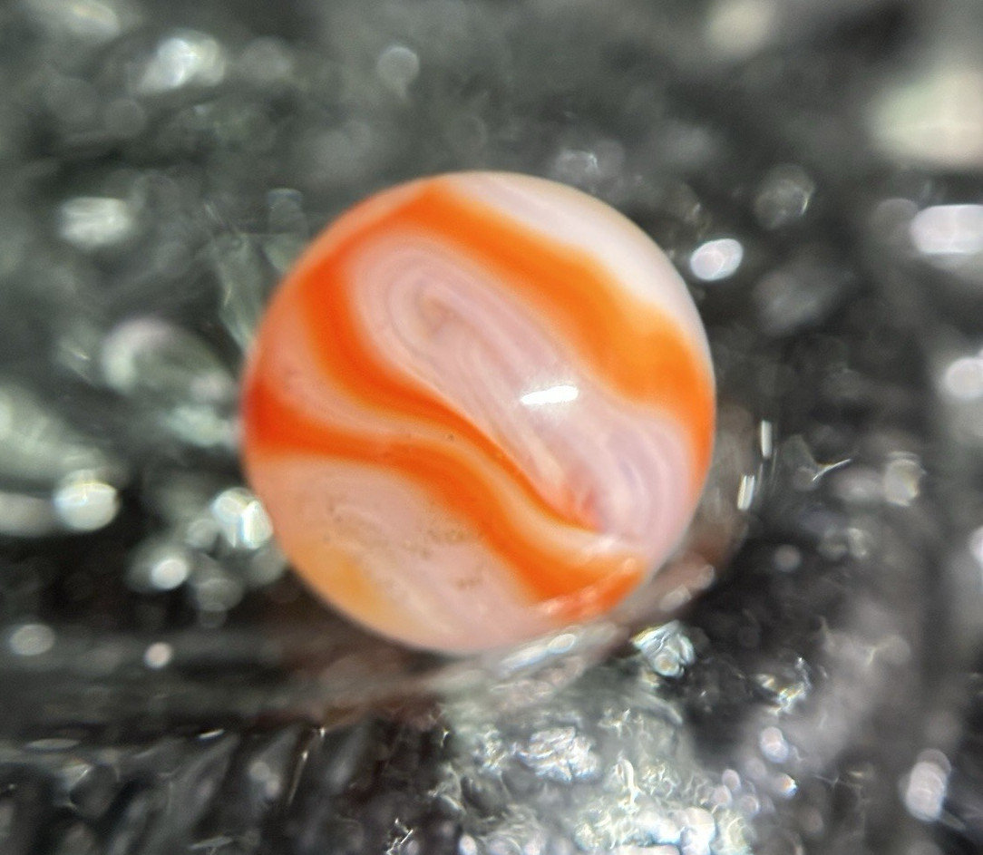 Vintage Alley Agate Pennsboro WV Swirl Marbles Gorgeous .61” Marble HTF Mint