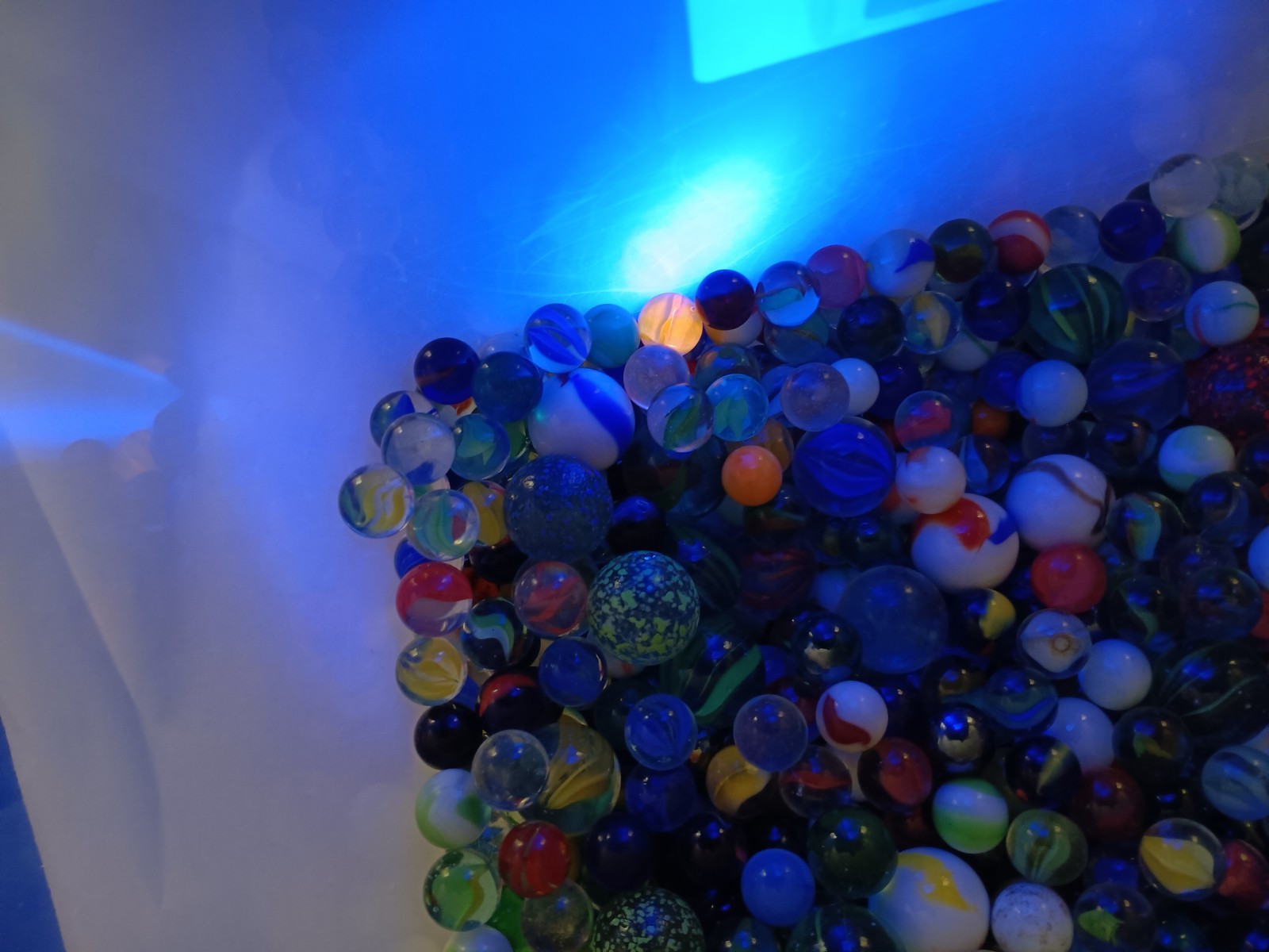 Vintage Filler Marbles- 2+ lbs per lot- Many Colors