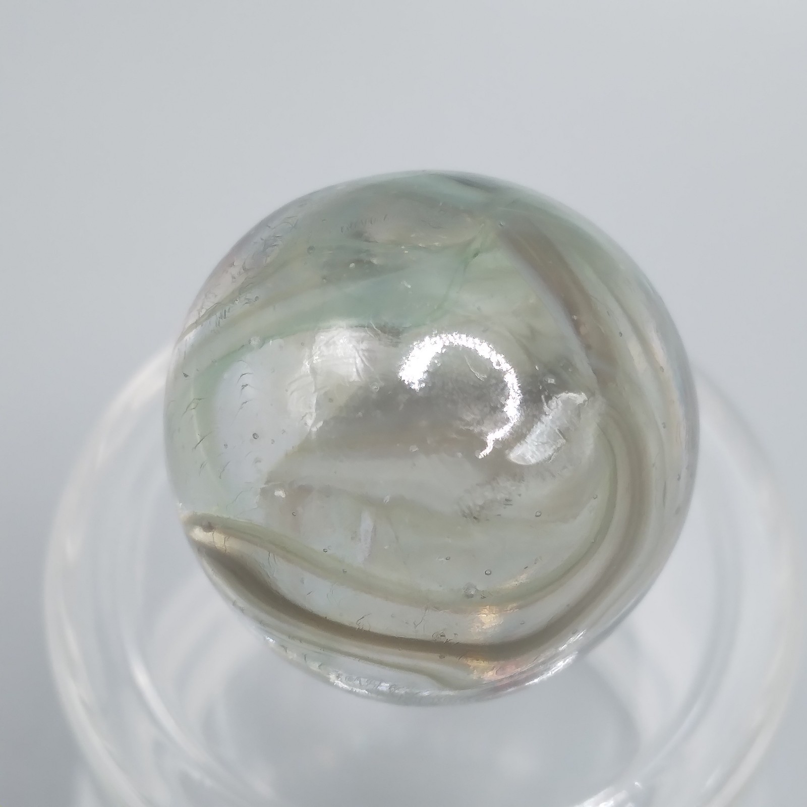 0.65″ Vintage Marble- Vitro Akro Alley Ravenswood Cat Eye Swirl- Quick List #Q30