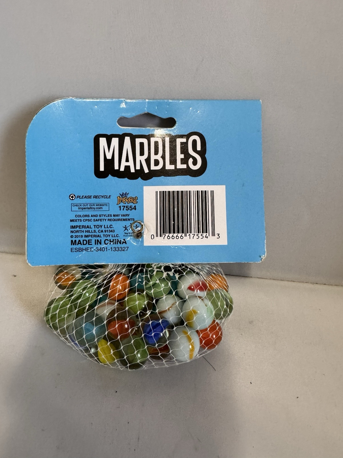 Imperial Toy Glass Marble Master & One Mega 50ct. Multi Color NEW 2019 #17554