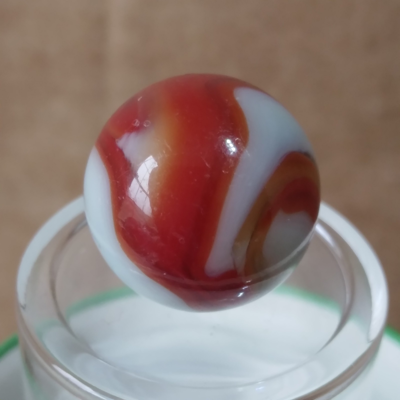 0.62″ Vintage Marble- Alley Ravenswood Heaton WV Swirl- Quick List #Q14