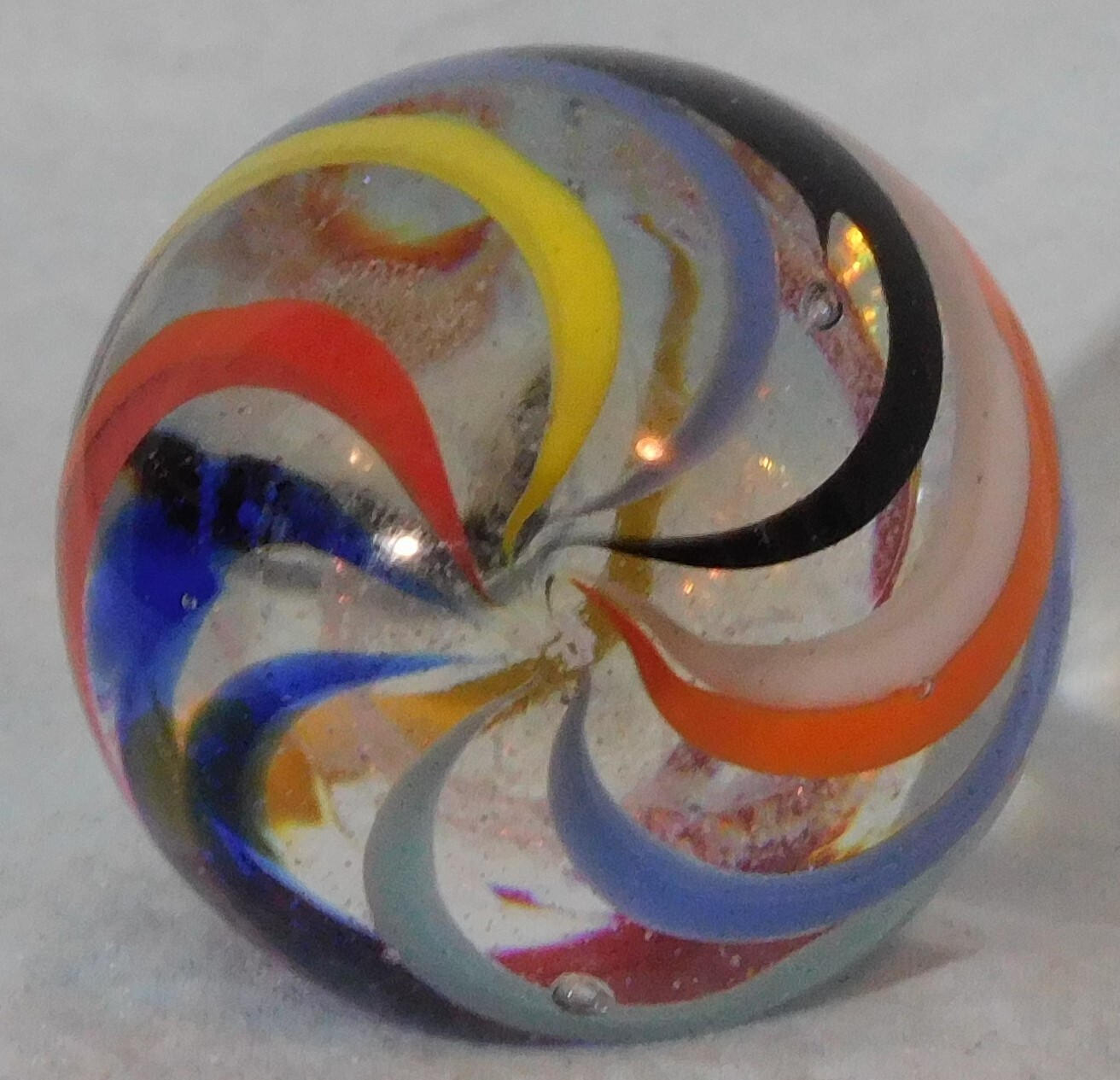 Andy Davis Contemporary Handmade Marble, 1 3/4″ Diameter, #9202AC