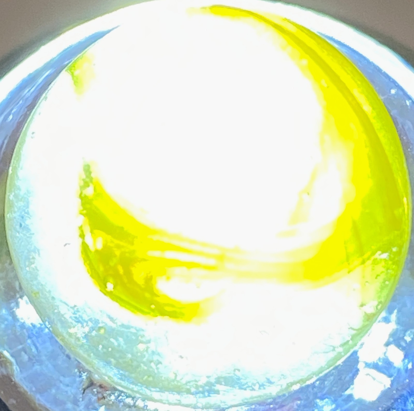 DAS/JABO INTERESTING LOOKING THIN-LINED RAMSHEAD LEMON SWIRLED SHOOTER .74″ M859