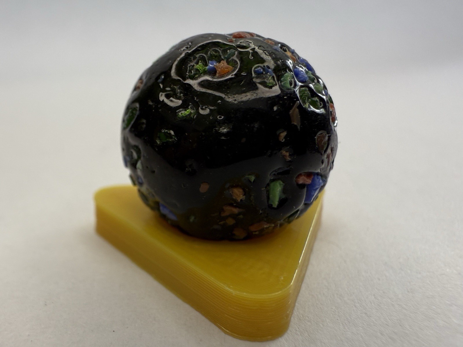 Glass Marble With Display Included lot #7666