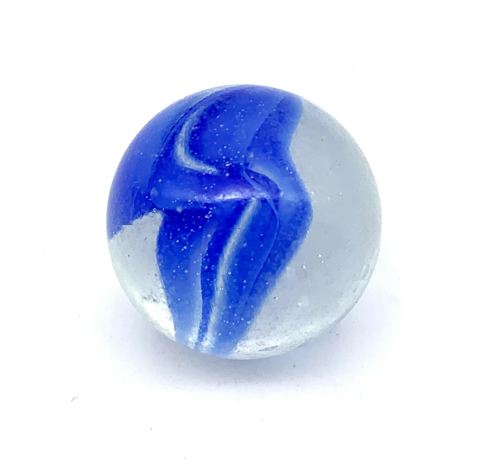 25mm Blue Cat’s Eye 2004-2006 Glass Mega Marbles Shooters (1″) PK 5 Cats Eye