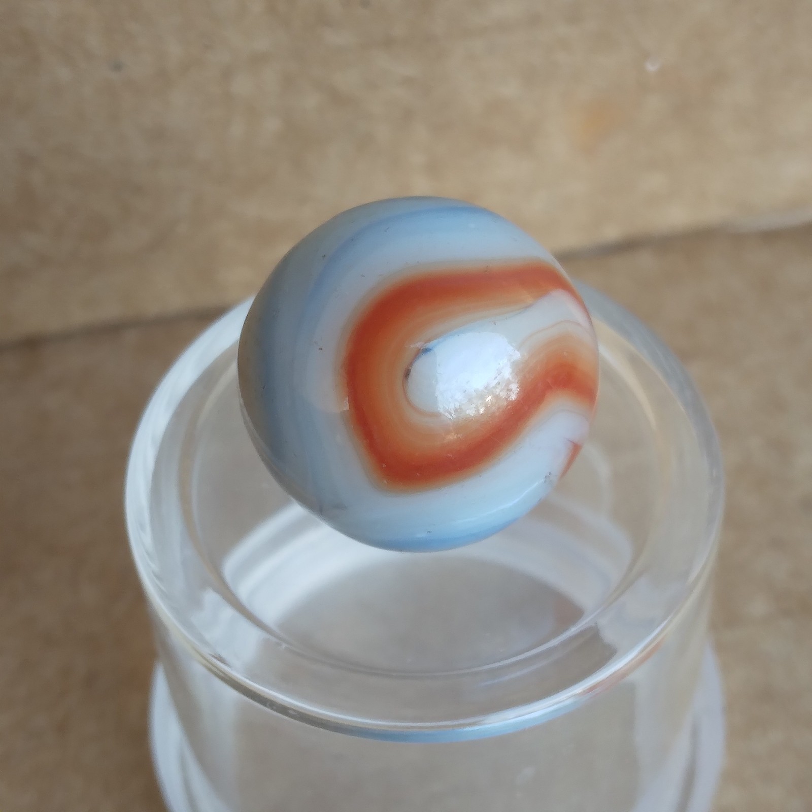.58″ Vintage Marble- Red White Blue Liberty- Alley Ravenswood Heaton Champion