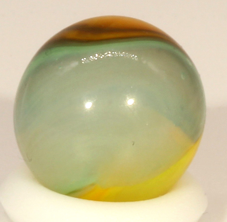 Peltier Mustard & Relish National Line Rainbo (NLR) Pee Wee Marble 7/16″ M-