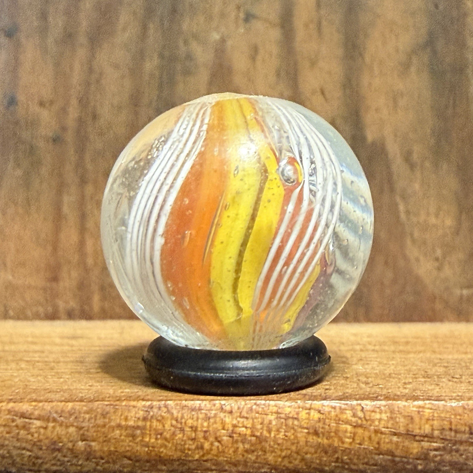 Antique German Handmade Solid Core Marble 9/16” Near Mint(+) | 281