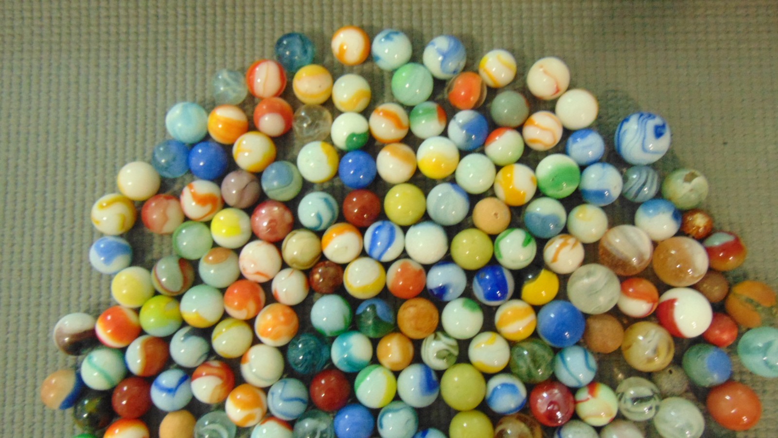Vintage Group of 190 Marbles