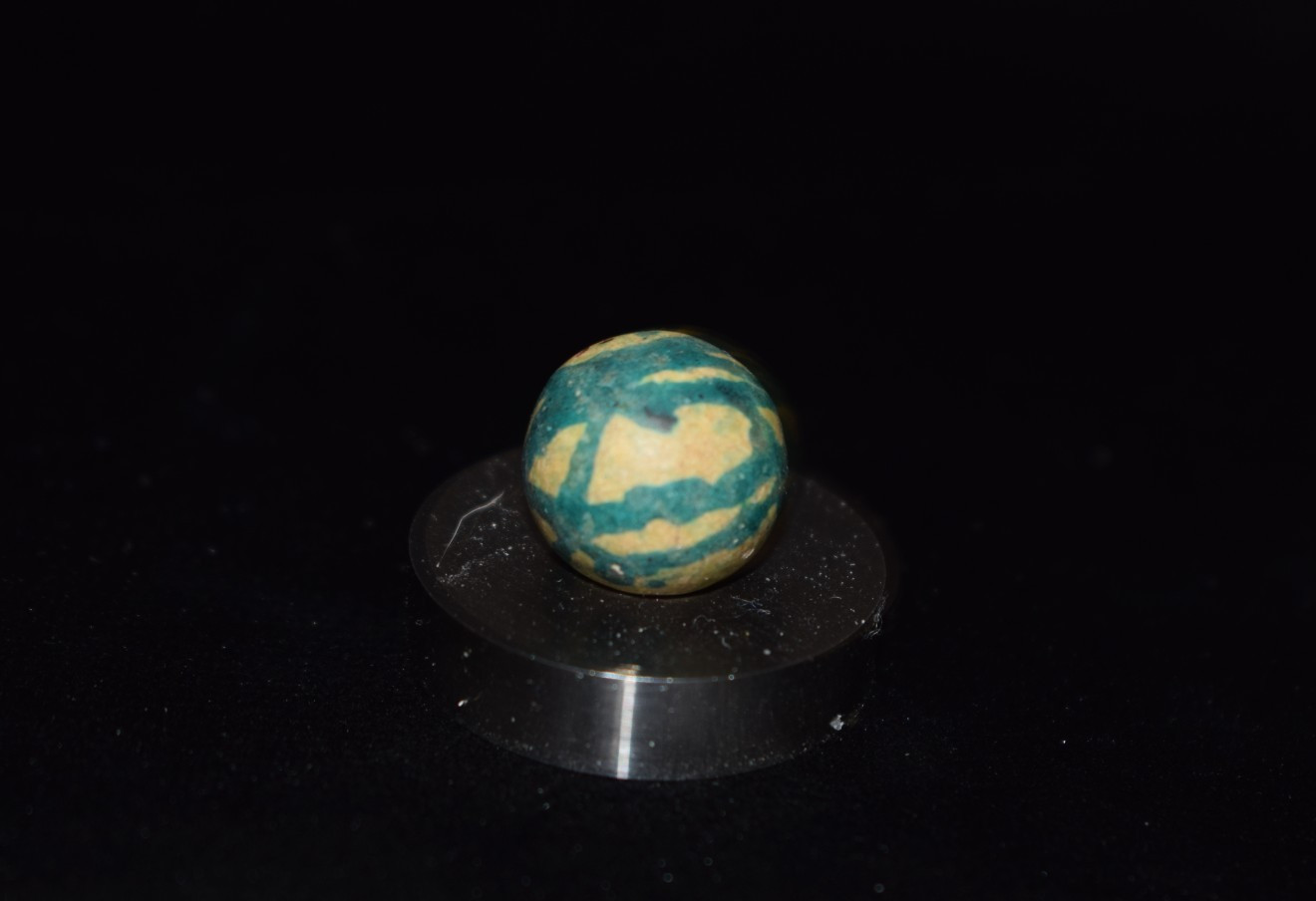 👩‍🦰➖⏩Antique Clay Dyed Drizzle Commie Marble small size .562″=37/64″