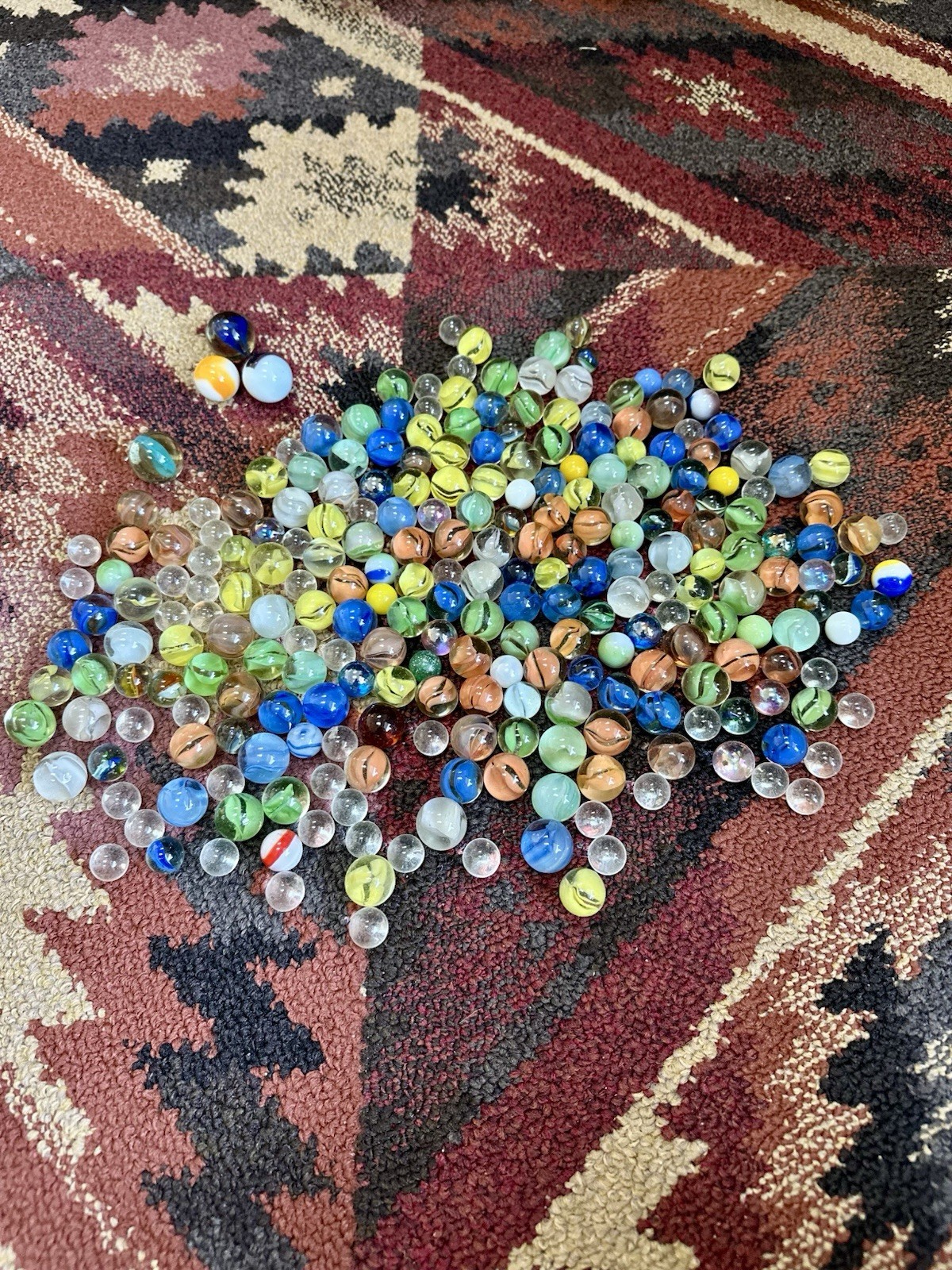 Antique & Vintage Mixed Marble Lot 150+ Marbles Great Old Collection