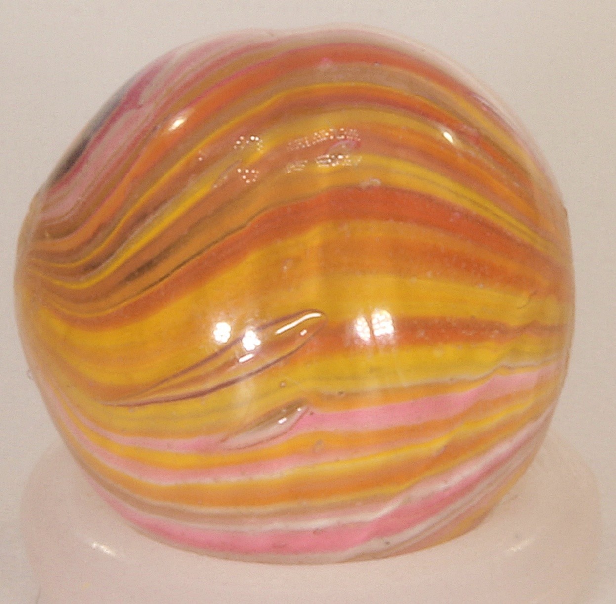 Antique German Joseph Coat Pee Wee Marble 7/16″+ Mint-