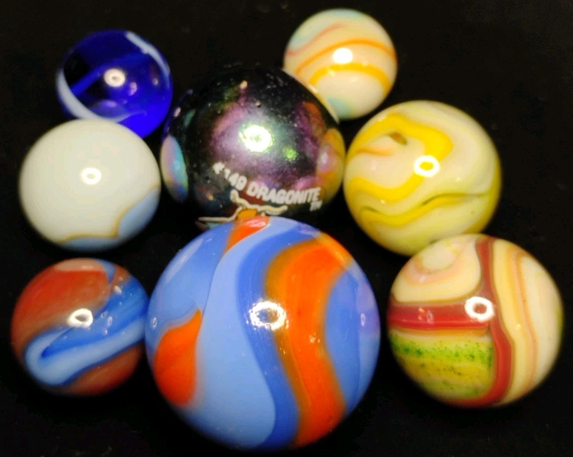 .96″-.56″ VINTAGE/MODERN MARBLES LOT🔥MINT/NM