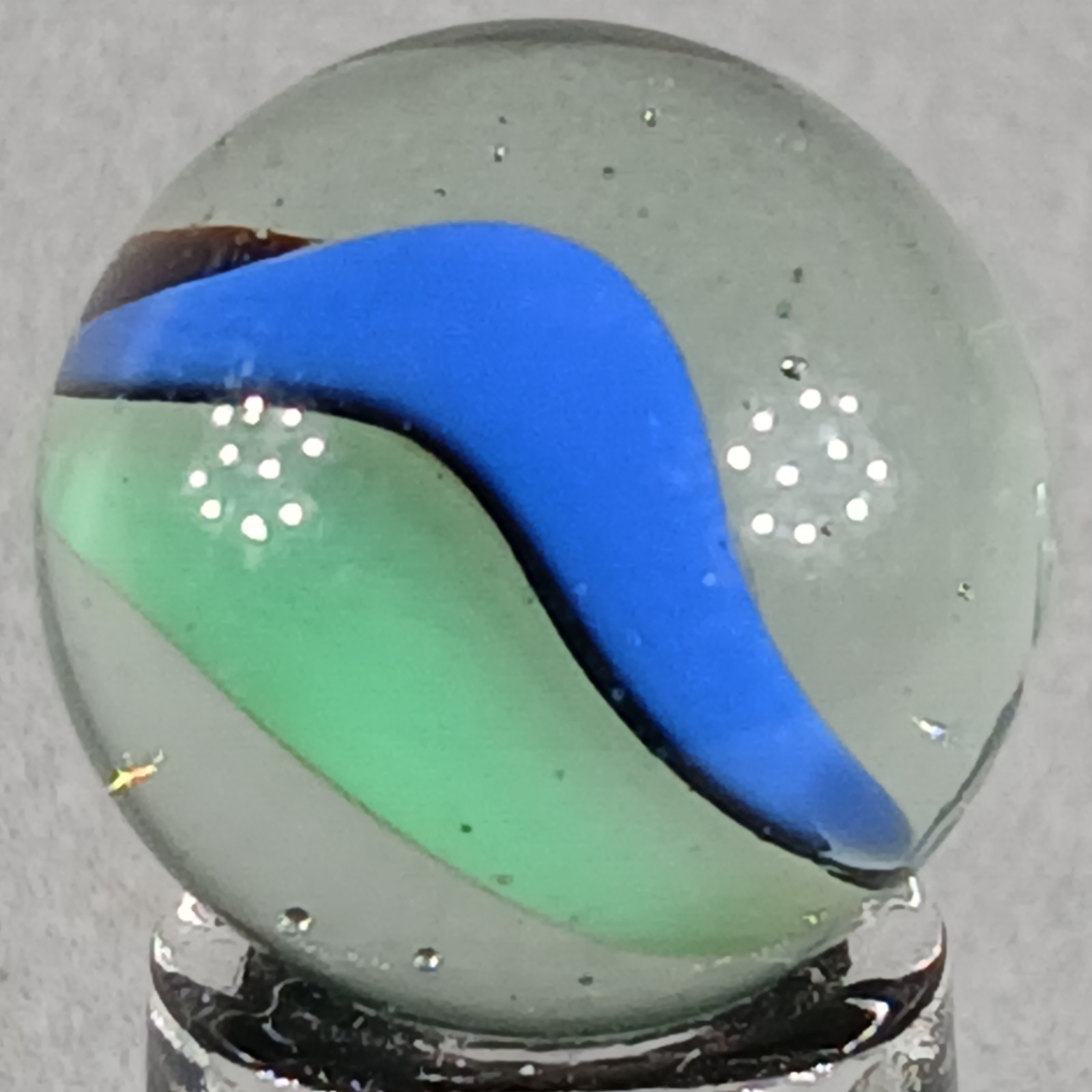 Vintage Imported Cat’s Eye Marble .60 Inches Near-Mint Condition