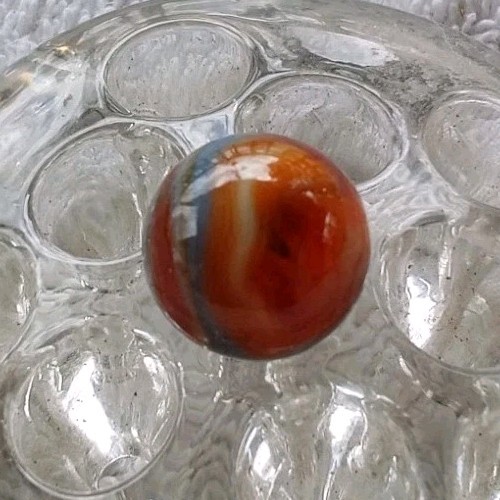 11/16″ CAC Blue Lace Marble In Wet Mint Condition