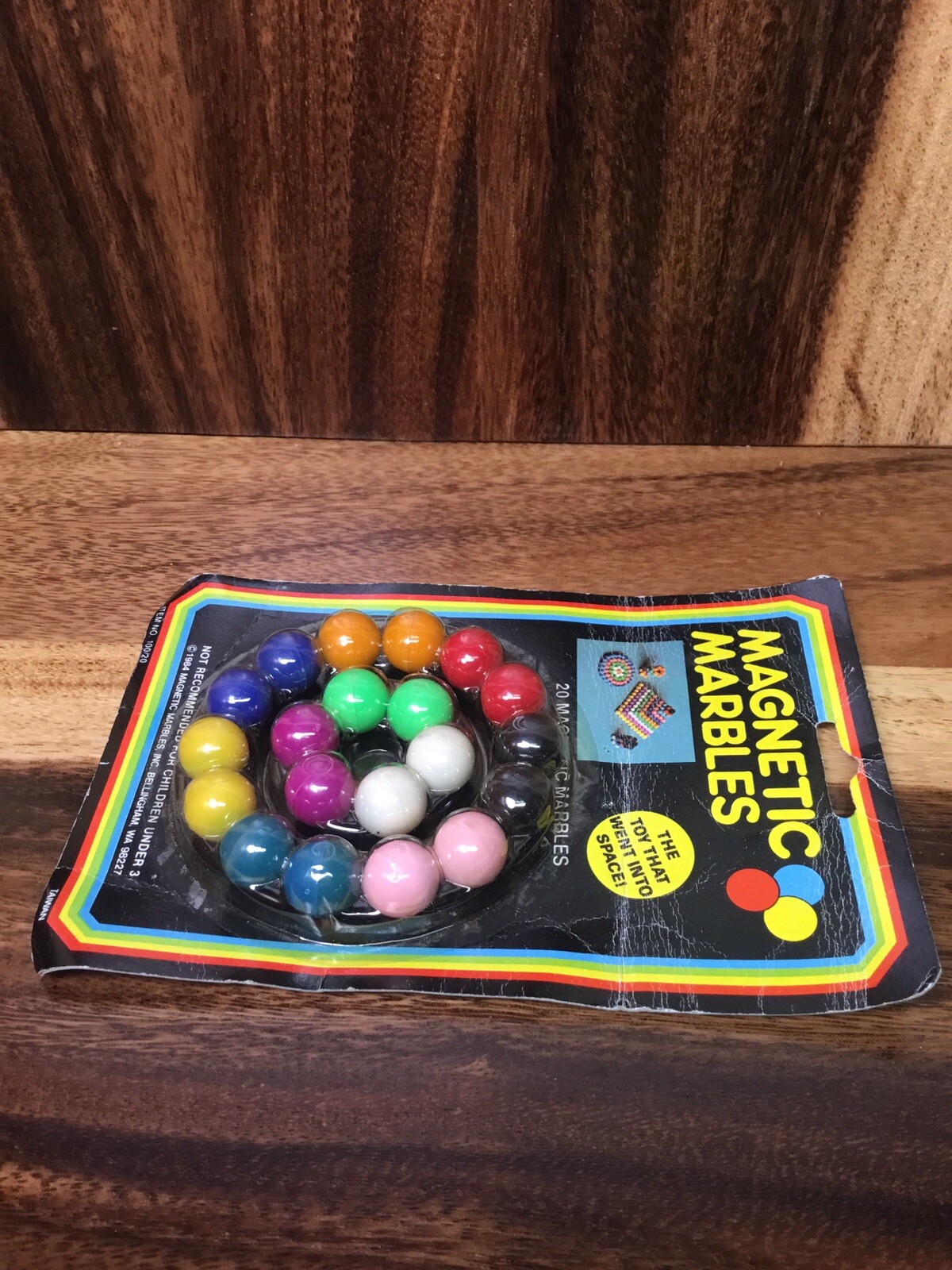 Magnetic Marbles Company 20 Marbles NIP The Toy That Went Into Space