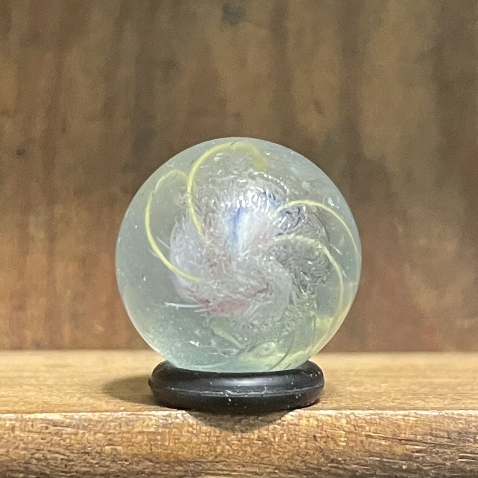Antique Handmade Solid Core Swirl Marble 17/32” Mint(-) | (26)