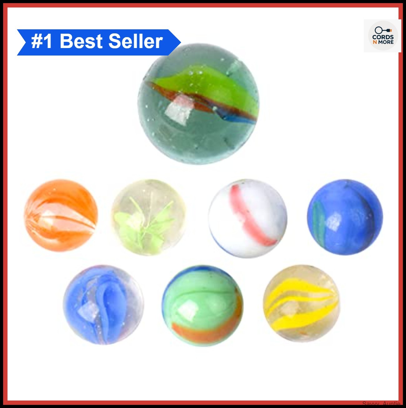 50 Piece Marbles 49 Player Glass Marbles 1 Shooter For Kids Games Party Favors