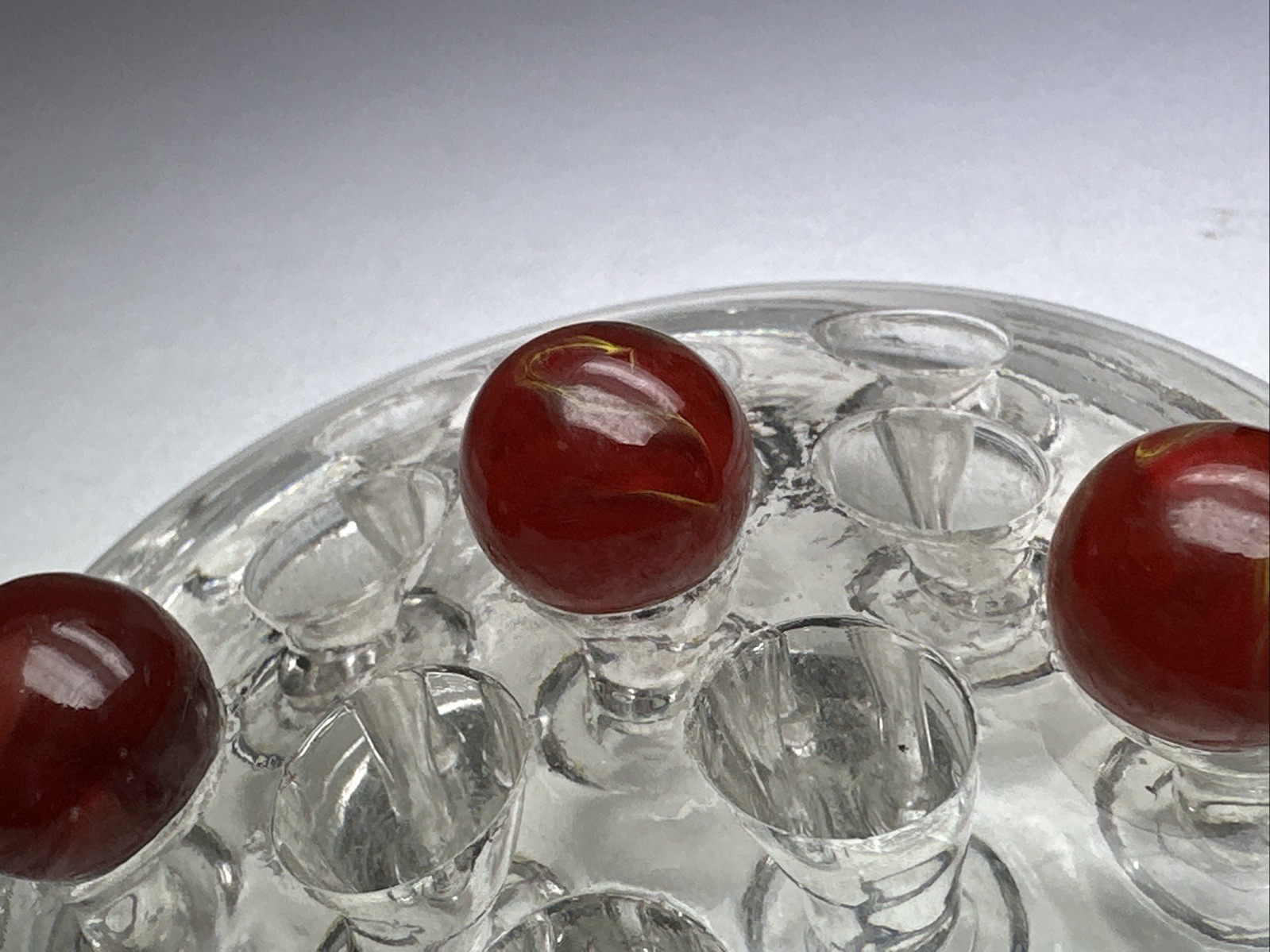 193 Lot Of 3 Champion Furnace Swirl Marbles! Mint Condition