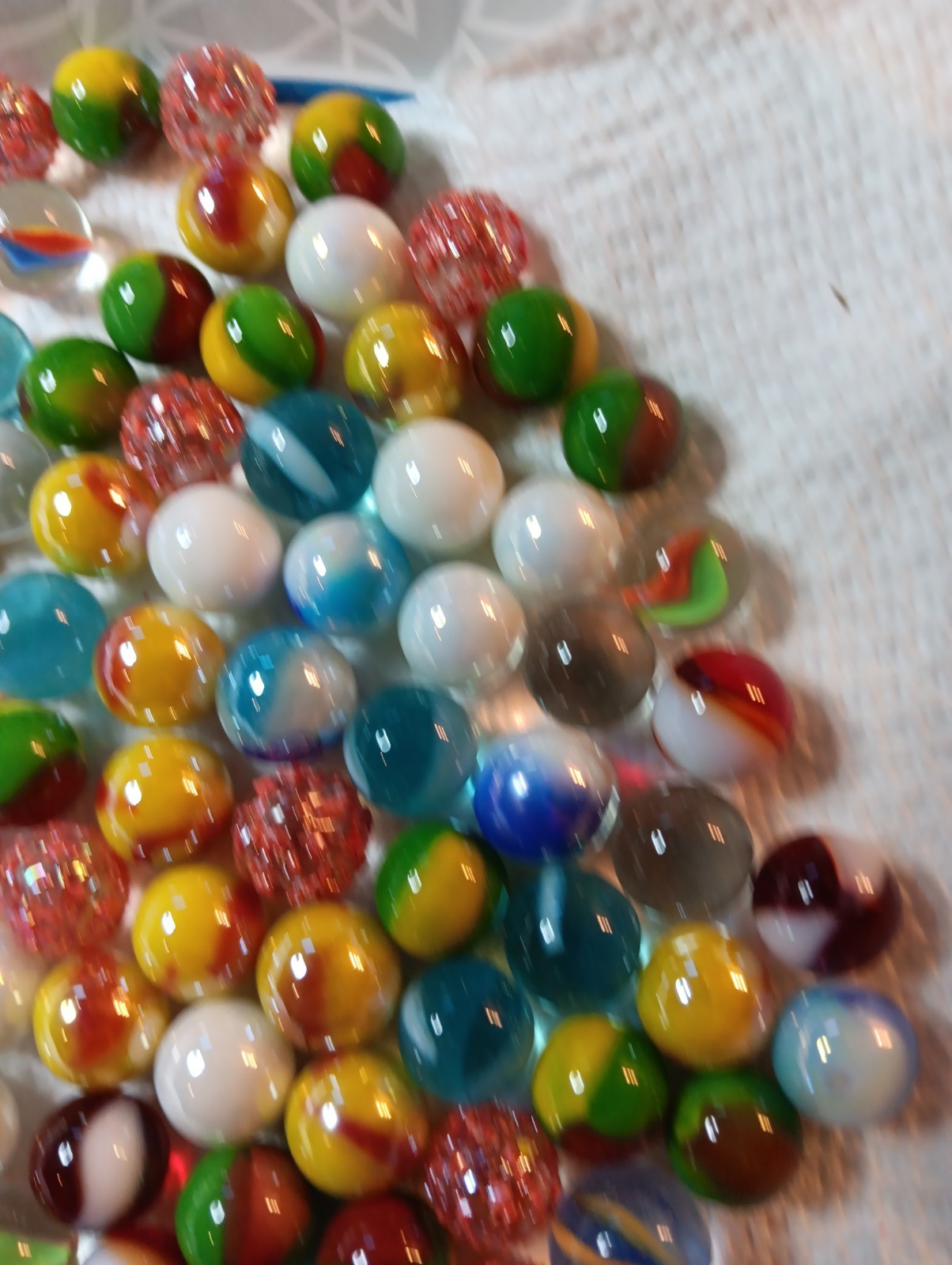 Pee Wee Marbles 100 New. Really Pretty