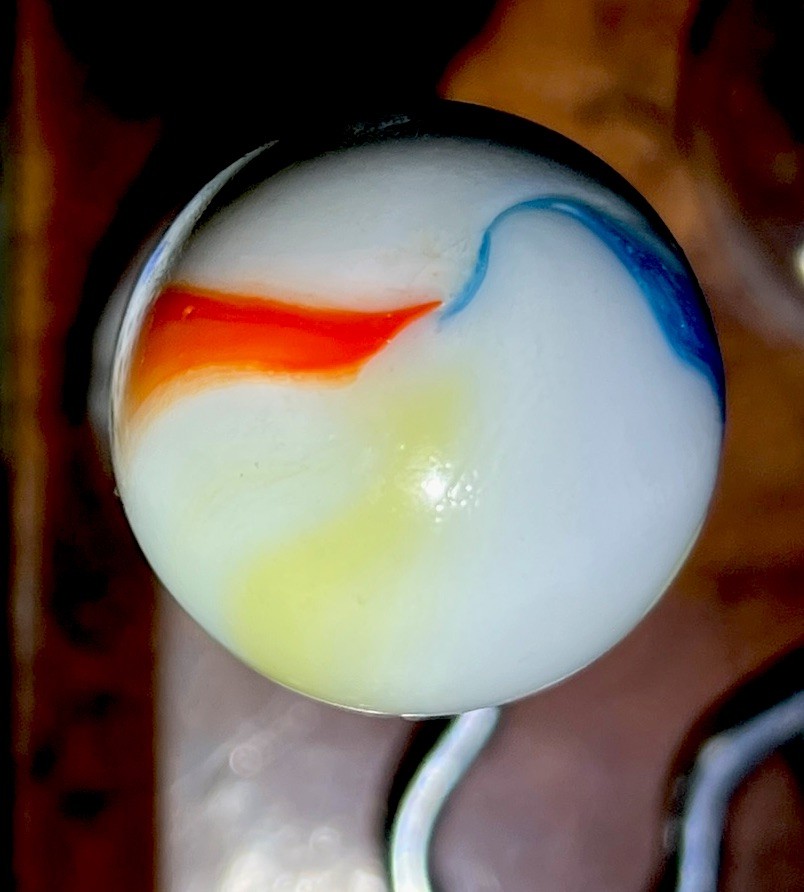 RARE Huge Vintage Master Marble 1.14″ Toebreaker Shooter Hybrid 1930s