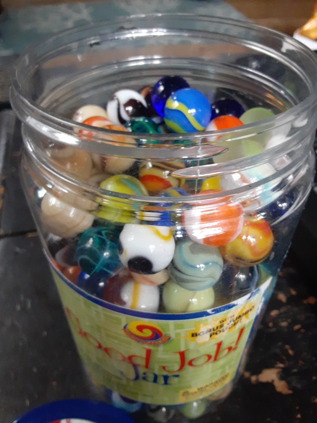Good Job! Jar of marbles!!