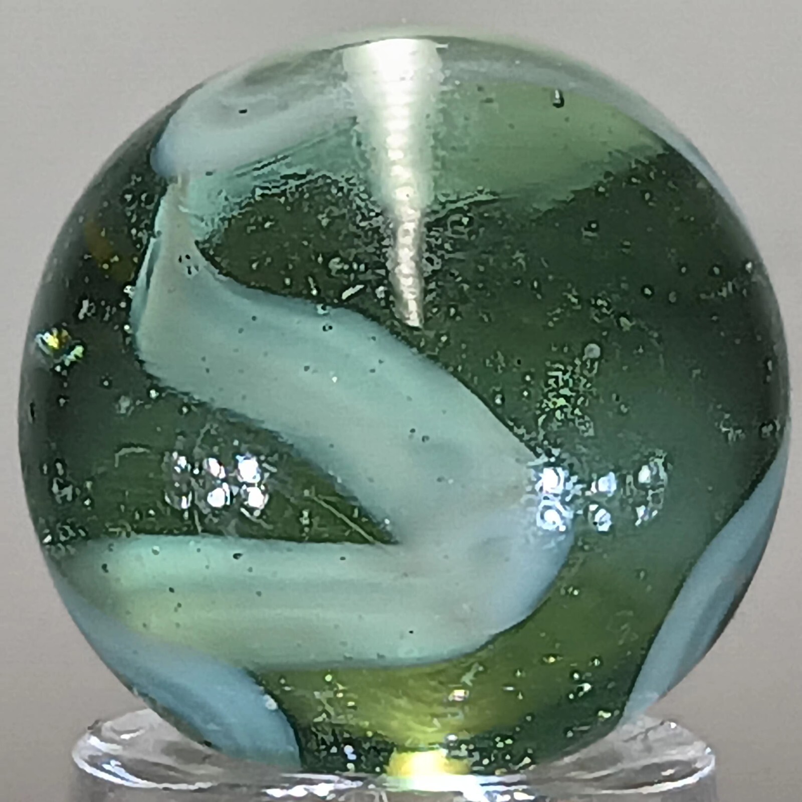 Vintage Champion Swirl Marble .60 Inches Near-Mint Condition