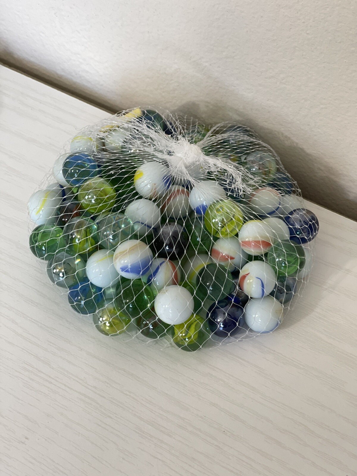 100 Count Lot Of Vintage Glass Marbles
