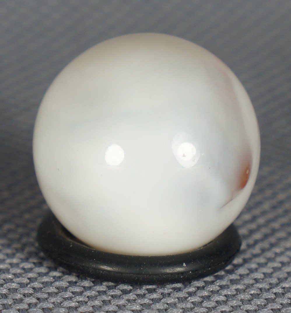 Vintage Marble: Mint 5/8 Vitro Agate Orange Conqueror Patch -One Killer Old Mib