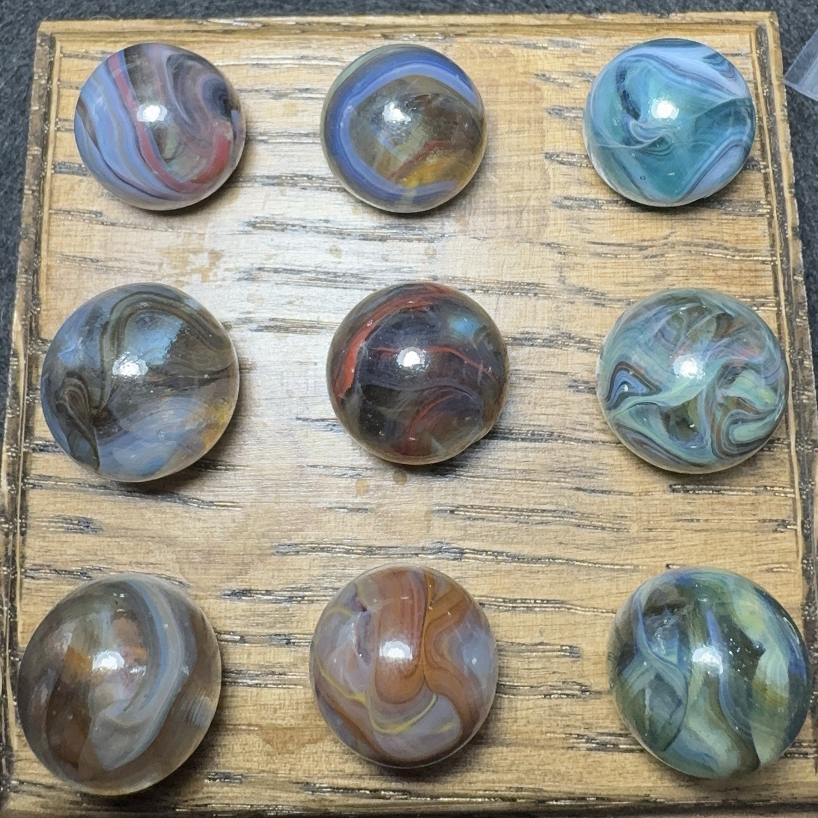 9-Joker Transparent Marbles Sizes Vary (3282)