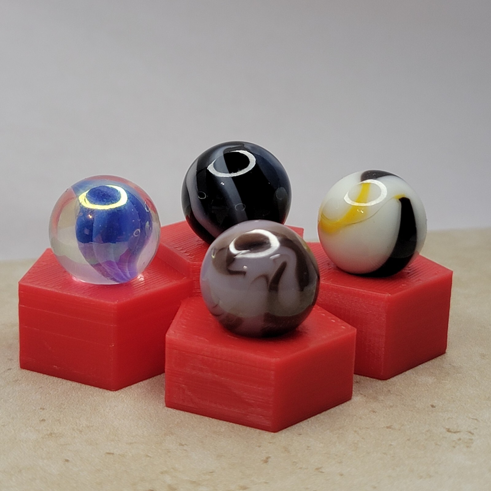 Glass Marbes + Display Included lot #4920