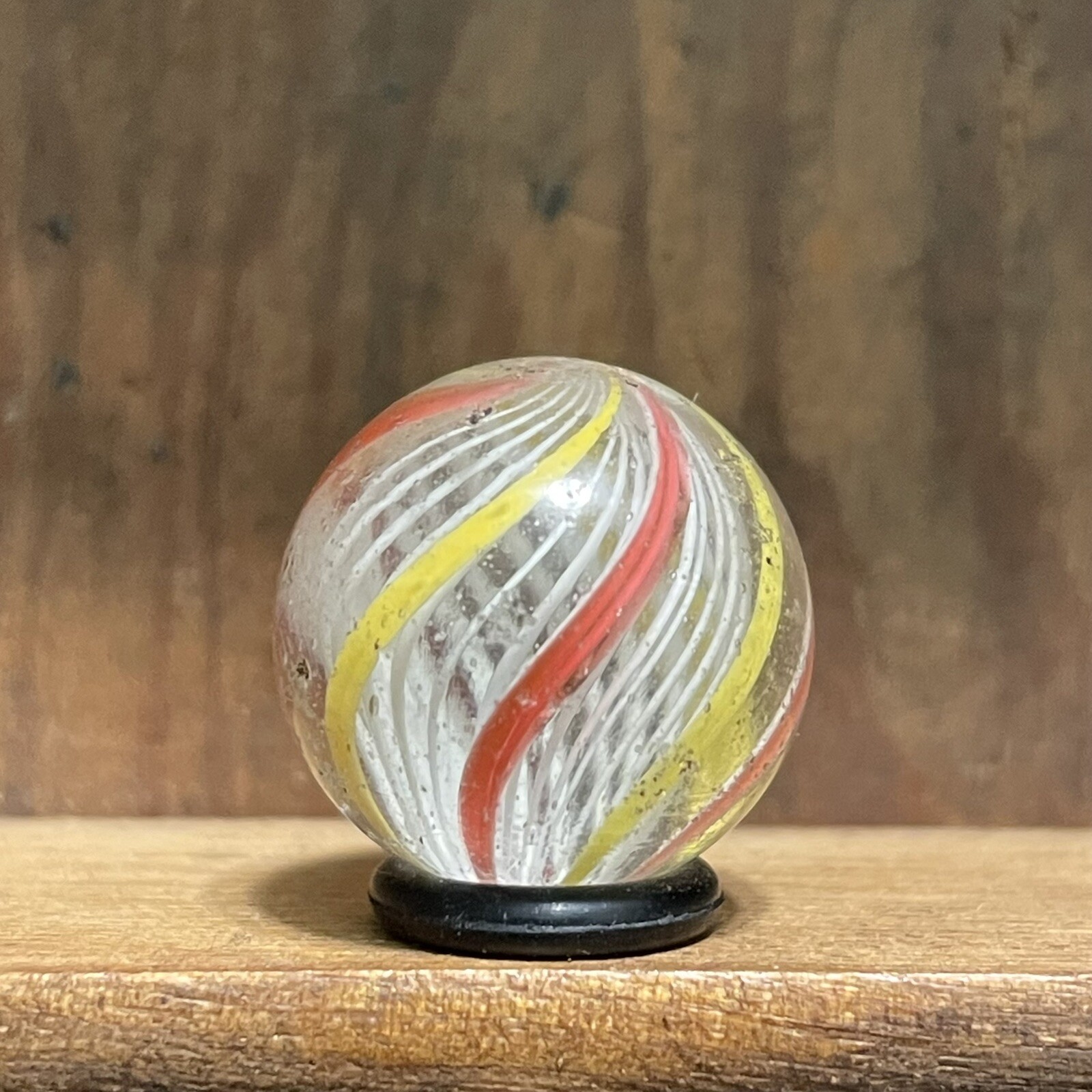 Antique Handmade Latticinio Core Marble 21/32” Near Mint(-) Combine Shipping