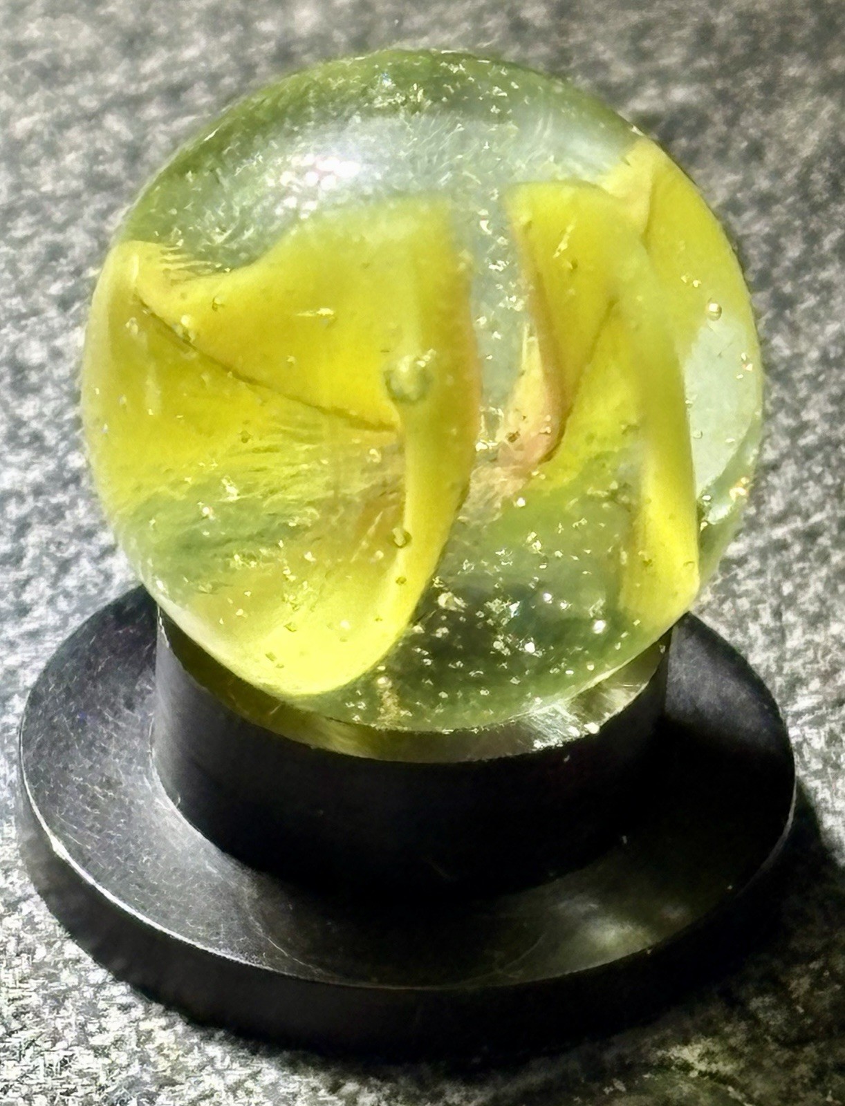 VTG Bogard / Heaton Hybrid Cat’s Eye Marble .52” HTF Mint