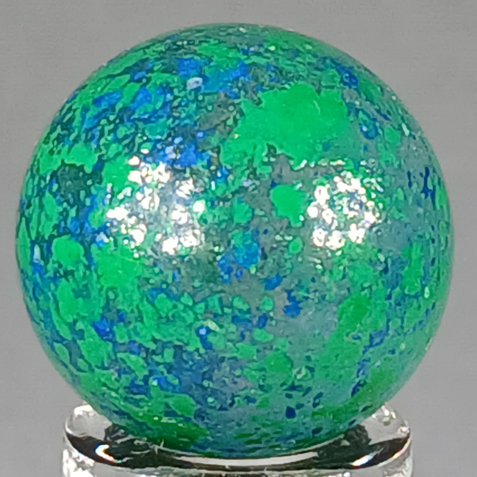 Vacor Earth Marble .64 Inches Mint Condition Combined Shipping