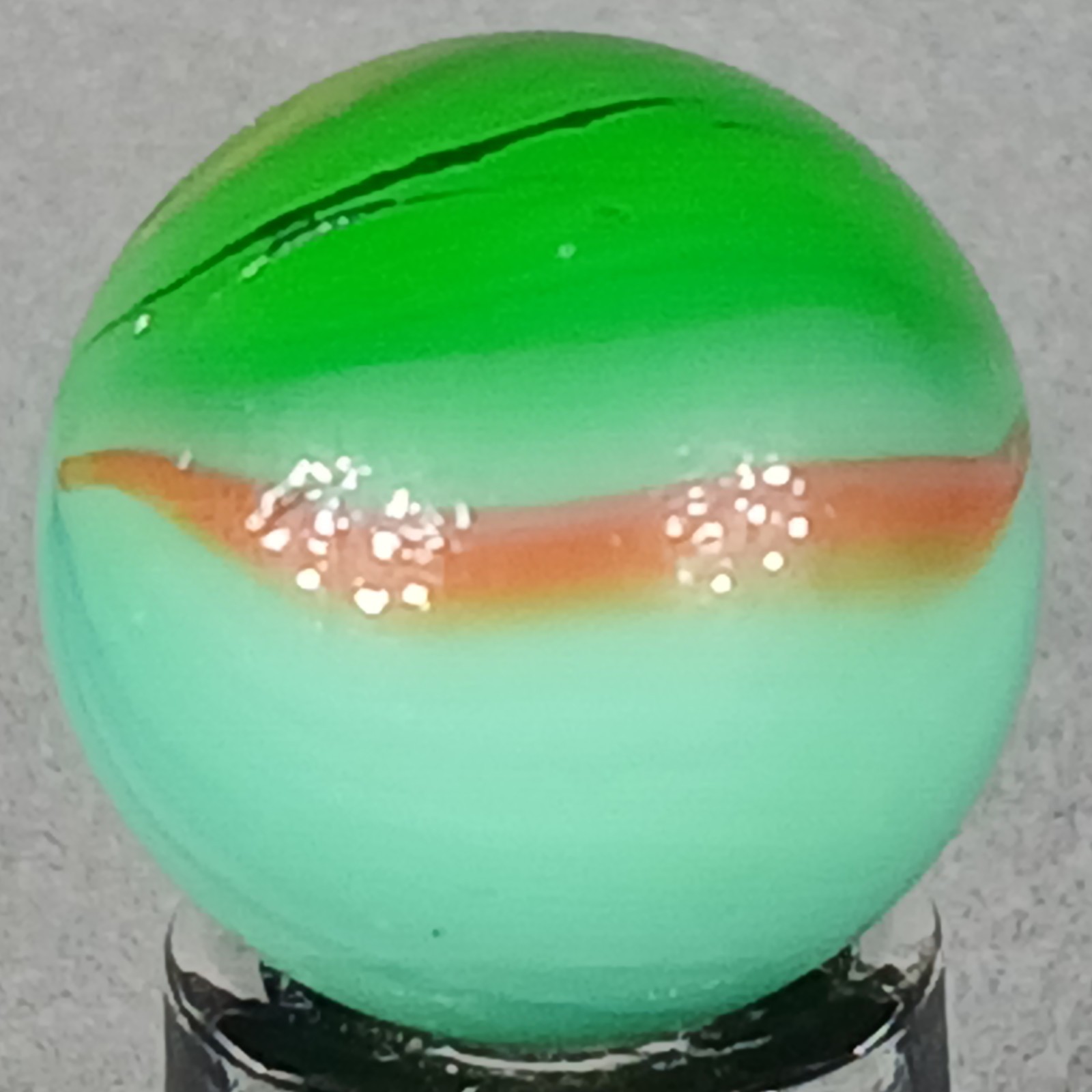 Vintage Imported Patch And Ribbon Marble .62 Inches Near-Mint Condition