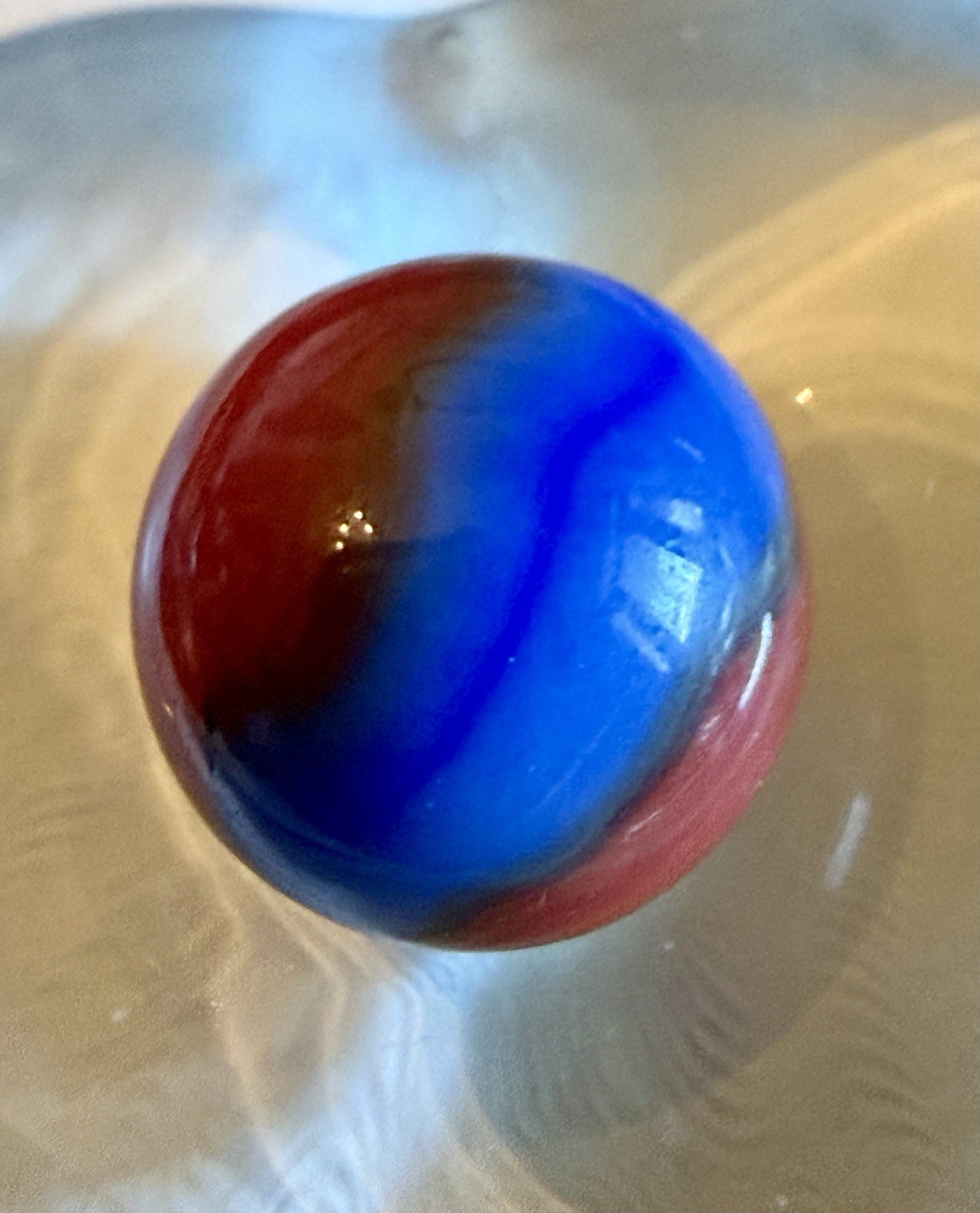 Marble King Spider-Man Glass Marble 0.60 Mint/Mint- Shiny