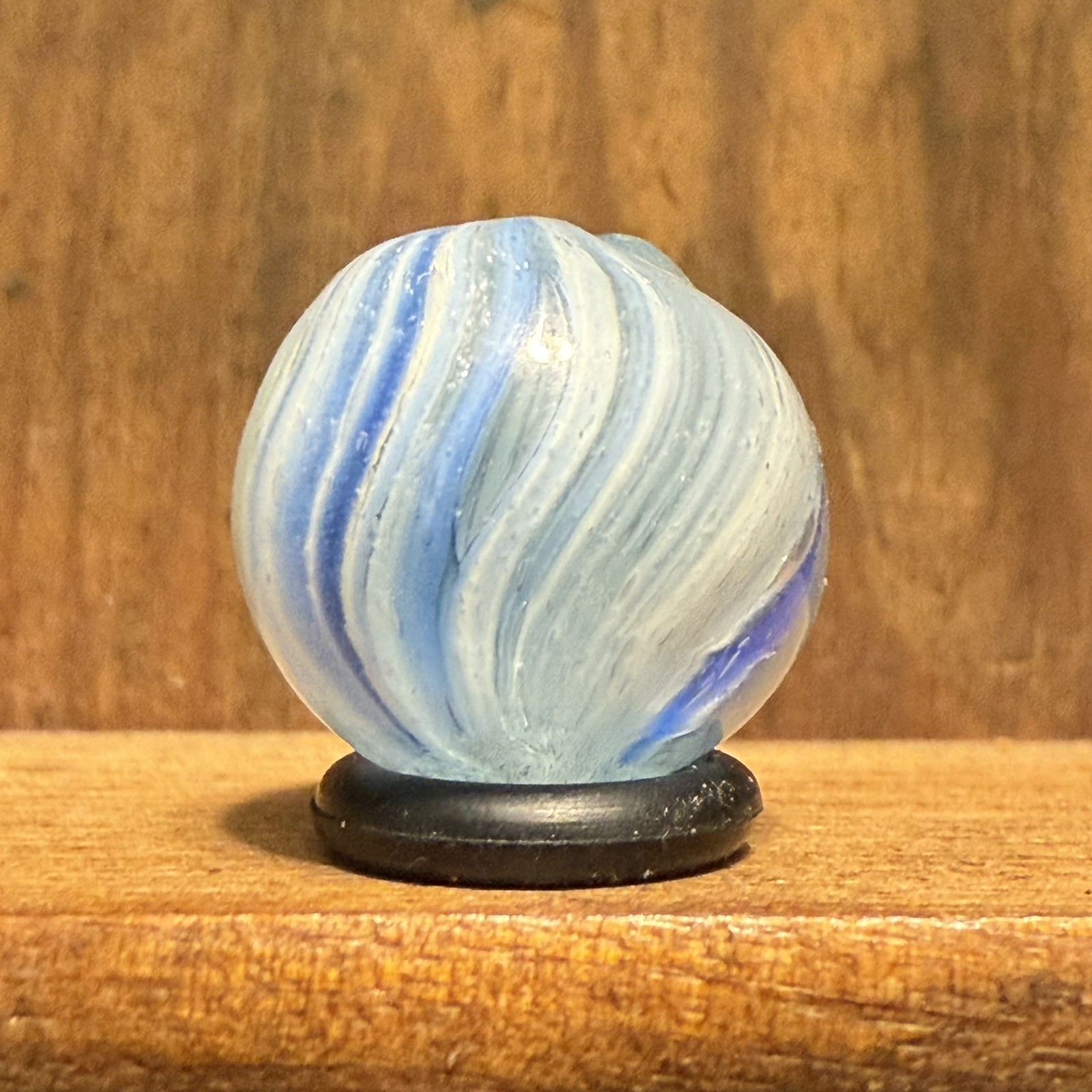 Antique German Handmade Onionskin Marble 17/32” Mint(-) | (180)