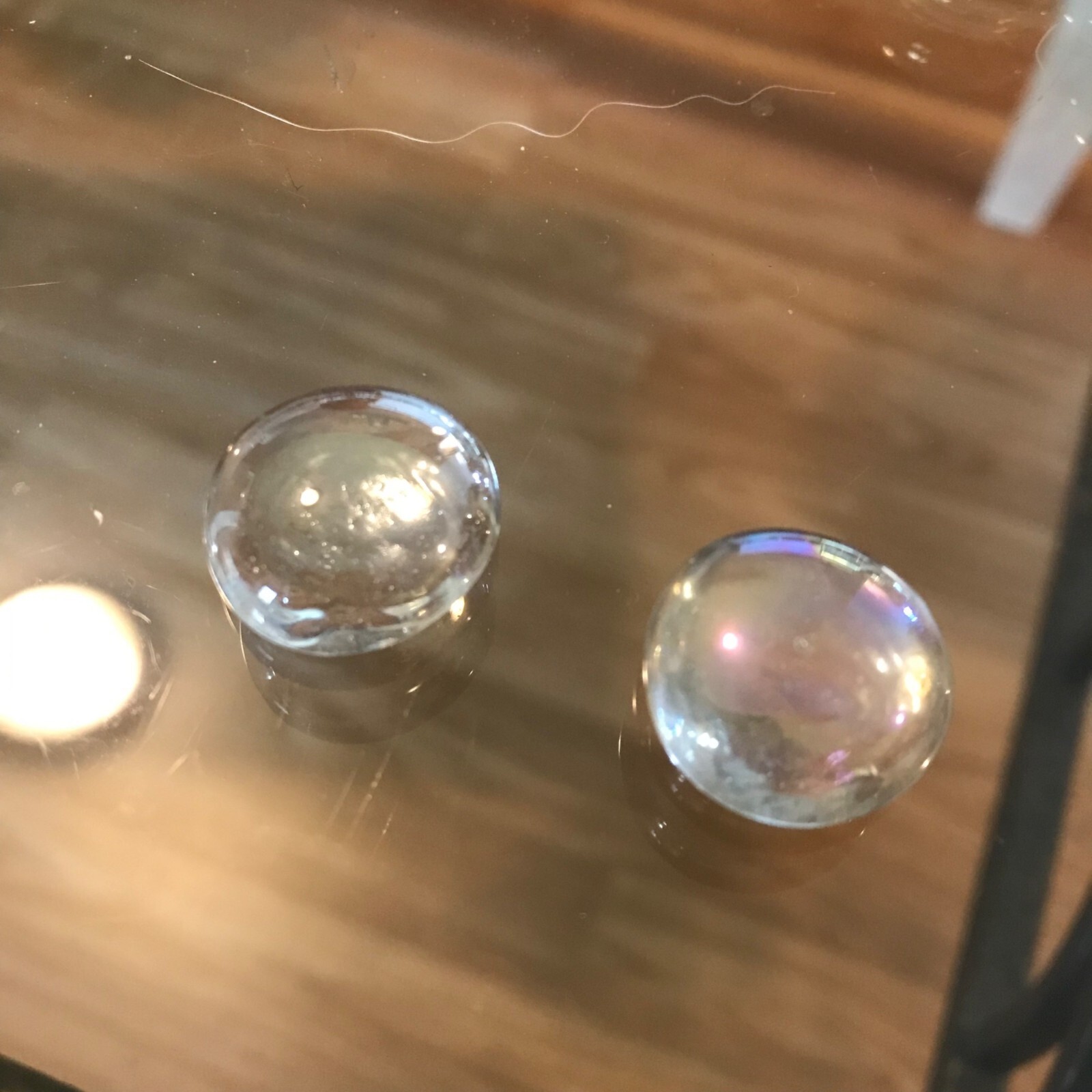 Clear Glass Dome Flat Cabochon Marbles .75″ Diameter Set Of 50