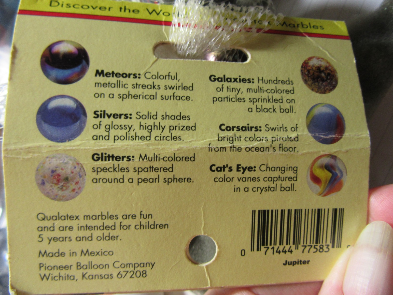 PREMIUM QUALITY MARBLES THE COLLECTOR “METEORS” New 3 35mm Shooters