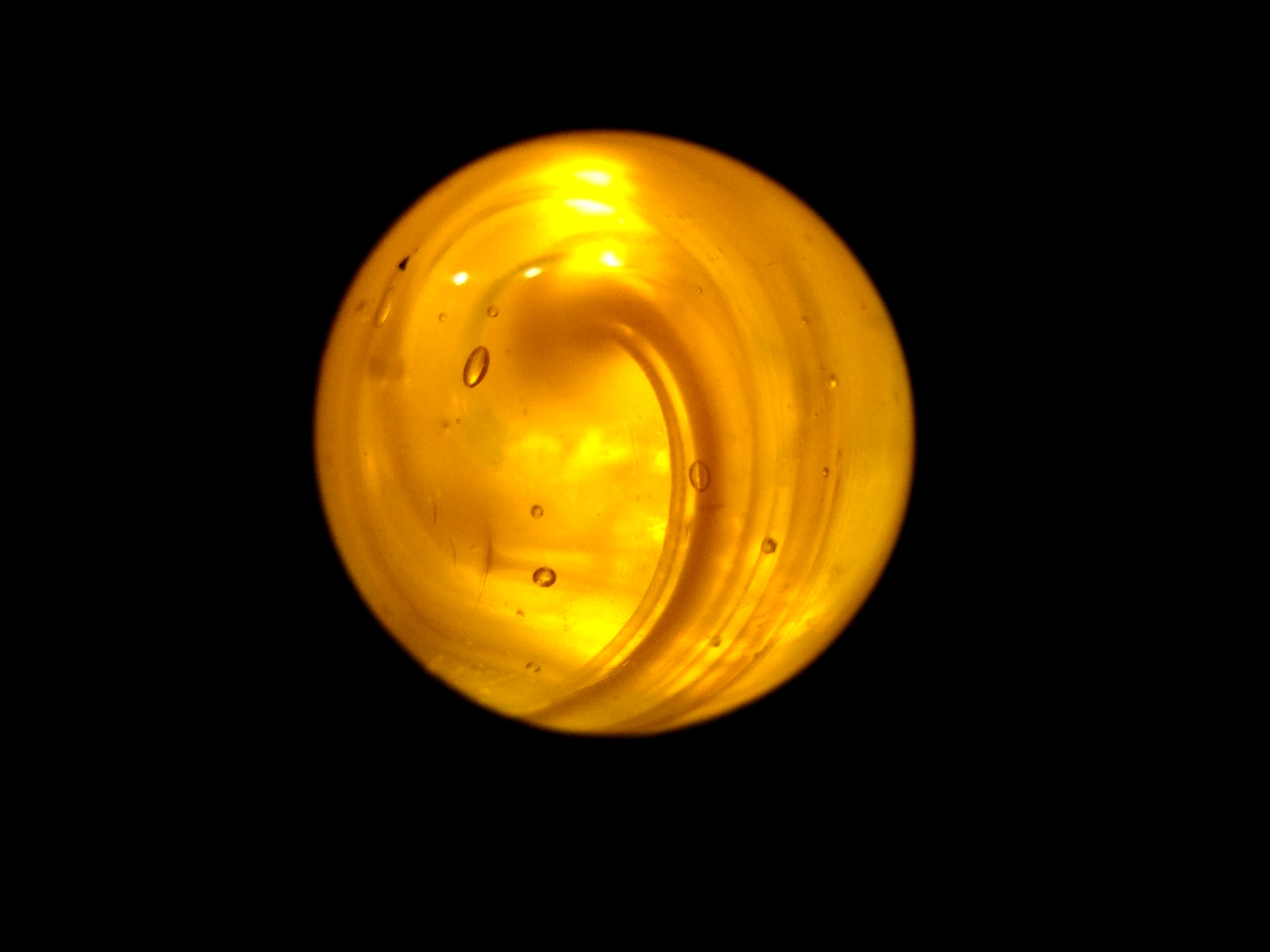MF Christensen *9* Pattern Hand Gathered AMBER-ORANGE