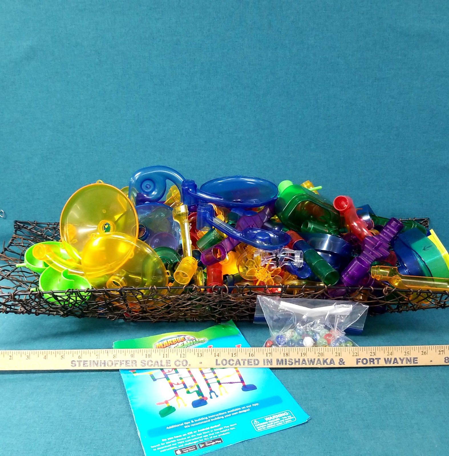Marble Genius Marble Run Super Set Incomplete Add On Pieces w/ Directions